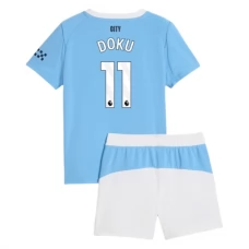 Dětský Fotbalové Dresy Manchester City Doku 11 Domácí 2025-26