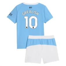 Dětský Fotbalové Dresy Manchester City Grealish 10 Domácí 2025-26