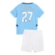 Dětský Fotbalové Dresy Manchester City Matheus N. 27 Domácí 2024-25