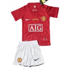 Dětský Fotbalové Dresy Manchester United Domácí Retro 2007-08
