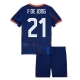 Dětský Fotbalové Dresy Nizozemsko F.De Jong 21 Venkovní Euro 2024