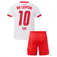 Dětský Fotbalové Dresy RB Leipzig Xavi 10 Domácí 2025-26