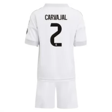 Dětský Fotbalové Dresy Real Madrid Carvajal 2 Domácí 2025-26