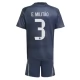 Dětský Fotbalové Dresy Real Madrid E.Militao 3 Venkovní 2025-26