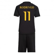 Dětský Fotbalové Dresy Real Madrid Rodrygo 11 Alternativní 2023-24