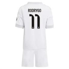 Dětský Fotbalové Dresy Real Madrid Rodrygo 11 Domácí 2025-26