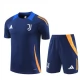 Dětský Juventus Tréninkový Dres Soupravy 2024-25 - Shorts Modrá