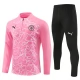Dětský Manchester City Tréninková Mikina Soupravy 2024-25 - 1-4 Zip Růžová