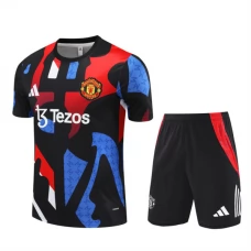 Dětský Manchester United Tréninkový Dres Soupravy 2024-25 - Shorts Černá