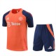 Dětský Manchester United Tréninkový Dres Soupravy 2024-25 - Shorts Oranžová