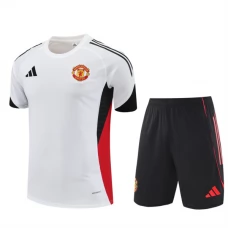 Dětský Manchester United Tréninkový Dres Soupravy 2025-26 - Shorts Bílá