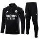 Dětský Real Madrid Tréninková Mikina Soupravy 2025-26 - 1-4 Zip Černá