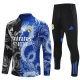 Dětský Real Madrid Tréninková Mikina Soupravy 2025-26 - 1-4 Zip Dragon Černá
