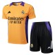 Dětský Real Madrid Tréninkový Dres Soupravy 2024-25 - Shorts Oranžová