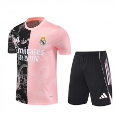 Dětský Real Madrid Tréninkový Dres Soupravy 2025-26 - Shorts Dragon Růžová