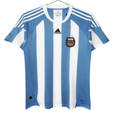 Dres Argentina Domácí Sada Retro 2010 Fotbalové Dresy