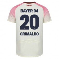 Dres Bayer 04 Leverkusen Grimaldo 20 Venkovní Sada 2025-26 Fotbalové Dresy