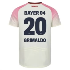 Dres Bayer 04 Leverkusen Grimaldo 20 Venkovní Sada 2025-26 Fotbalové Dresy