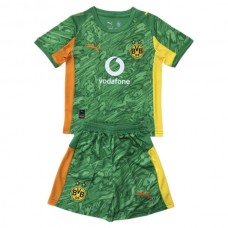 Dres BVB Borussia Dortmund Brankářský Dětský Domácí Sada 2025-26 Fotbalové Dresy