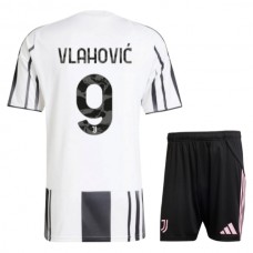 Dres Juventus Vlahović 9 Dětský Domácí Sada 2025-26 Fotbalové Dresy