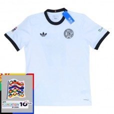 Dres Německo Domácí Sada 125th Anniversary UEFA Nations League Patch 2025 Fotbalové Dresy