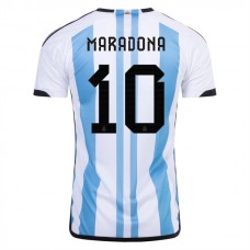 Dresy Argentina Mistrovství Světa ve Fotbale 2022 Maradona 10 Domácí