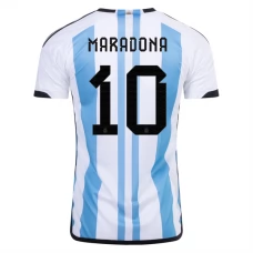 Dresy Argentina Mistrovství Světa ve Fotbale 2022 Maradona 10 Domácí