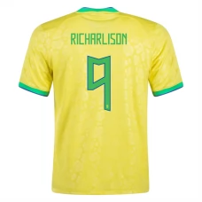 Dresy Brazílie Mistrovství Světa ve Fotbale 2022 Richarlison 9 Domácí