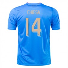 Dresy Itálie Fotbalové Reprezentace 2022 Federico Chiesa 14 Domácí