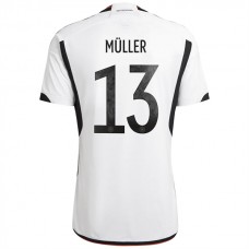 Dresy Německo Fotbalové Reprezentace 2022 Thomas Müller 13 Domácí