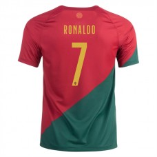 Dresy Portugalsko Mistrovství Světa ve Fotbale 2022 Cristiano Ronaldo 7 Domácí