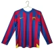 FC Barcelona Champions League Retro Domácí Dres 2005-06 Dlouhý Rukáv