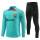 FC Barcelona Dětské Tréninkové Soupravy 2023-24 - 1-4 Zip Modrá Černá