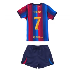 FC Barcelona Fermín 7 Dětský Domácí Dres Komplet 2026-27