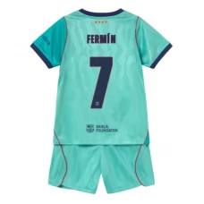 FC Barcelona Fermín 7 Dětský Třetí Dres Komplet 2026-27
