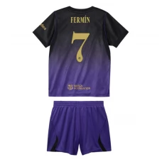 FC Barcelona Fermín 7 Dětský Venkovní Dres Komplet 2026-27
