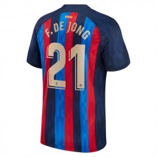 FC Barcelona Fotbalový Dres 2022-23 F. De Jong 21 Domácí