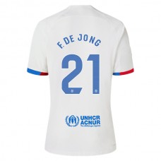 FC Barcelona Fotbalový Dres 2023-24 F. De Jong 21 Venkovní