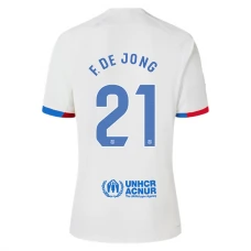 FC Barcelona Fotbalový Dres 2023-24 F. De Jong 21 Venkovní