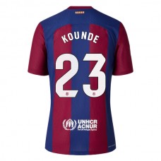 FC Barcelona Fotbalový Dres 2023-24 Kounde 23 Domácí