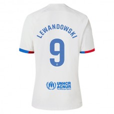 FC Barcelona Fotbalový Dres 2023-24 Robert Lewandowski 9 Venkovní
