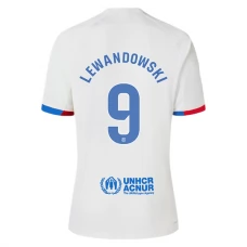 FC Barcelona Fotbalový Dres 2023-24 Robert Lewandowski 9 Venkovní