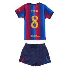 FC Barcelona Pedri 8 Dětský Domácí Dres Komplet 2026-27