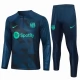 FC Barcelona Tréninkové Soupravy 2023-24 - 1-4 Zip Modrá