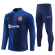 FC Barcelona Tréninkové Soupravy 2023-24 - 1-4 Zip Modrá Camouflage