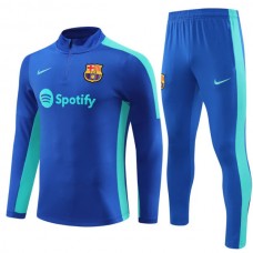 FC Barcelona Tréninkové Soupravy 2023-24 - 1-4 Zip Navy