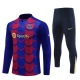FC Barcelona Tréninkové Soupravy 2024-25 - 1-4 Zip Modrá