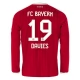FC Bayern Mnichov Davies 19 Domácí Dres 2026-27 Dlouhý Rukáv