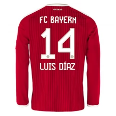 FC Bayern Mnichov Luis Díaz 14 Domácí Dres 2026-27 Dlouhý Rukáv