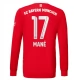 FC Bayern München Fotbalový Dres 2022-23 Sadio Mané 17 Domácí Dlouhý Rukáv